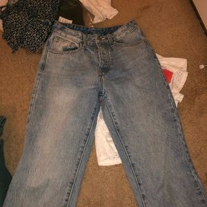brandy melville high waisted jeans